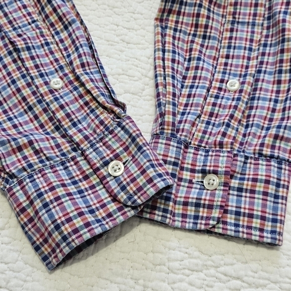 Ralph Lauren Plaid Button Down Dress Shirt - Picture 4 of 6